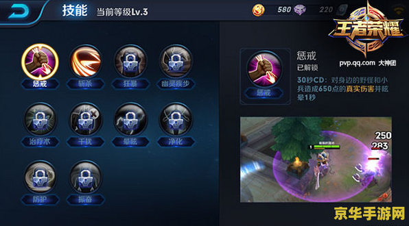 王者荣耀惩戒技能全解析：掌握这一招，打野节奏尽在掌握