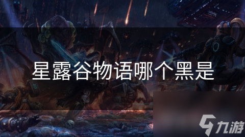 探秘星露谷物语：黑色背后的深层含义与情感体验