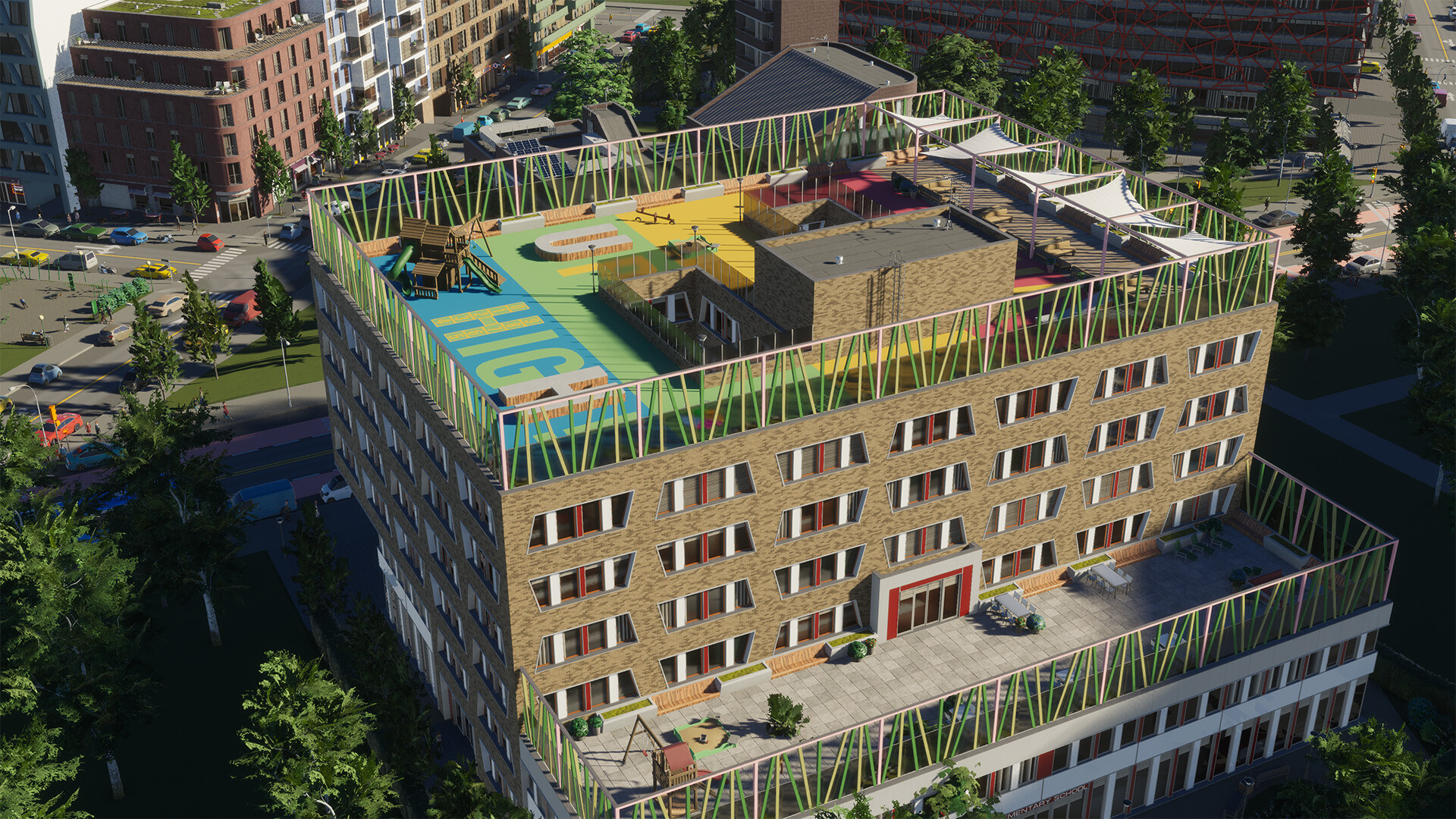 城市天际线建筑模型_城市建设天际线_