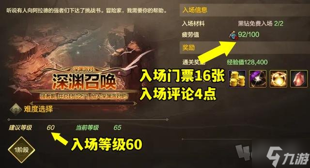DNF手游65版本西部深渊开启秘籍：免费入场、票券获取全攻略