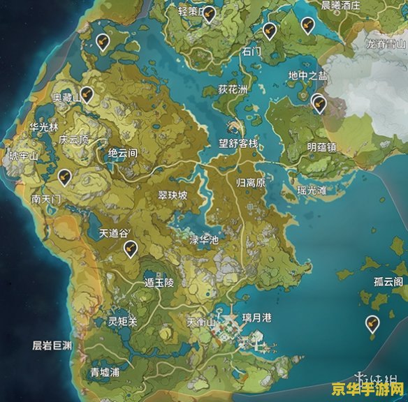 _原神璃灵龛位置图_神龛原神璃月