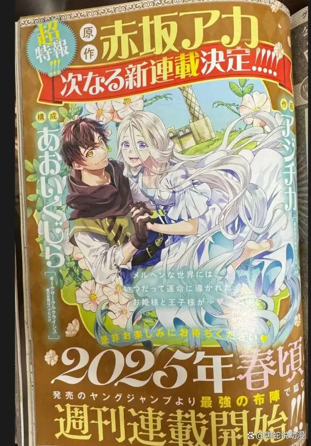 赤坂明新作2025年春来袭！童话公主与王子的浪漫冒险，你准备好了吗？