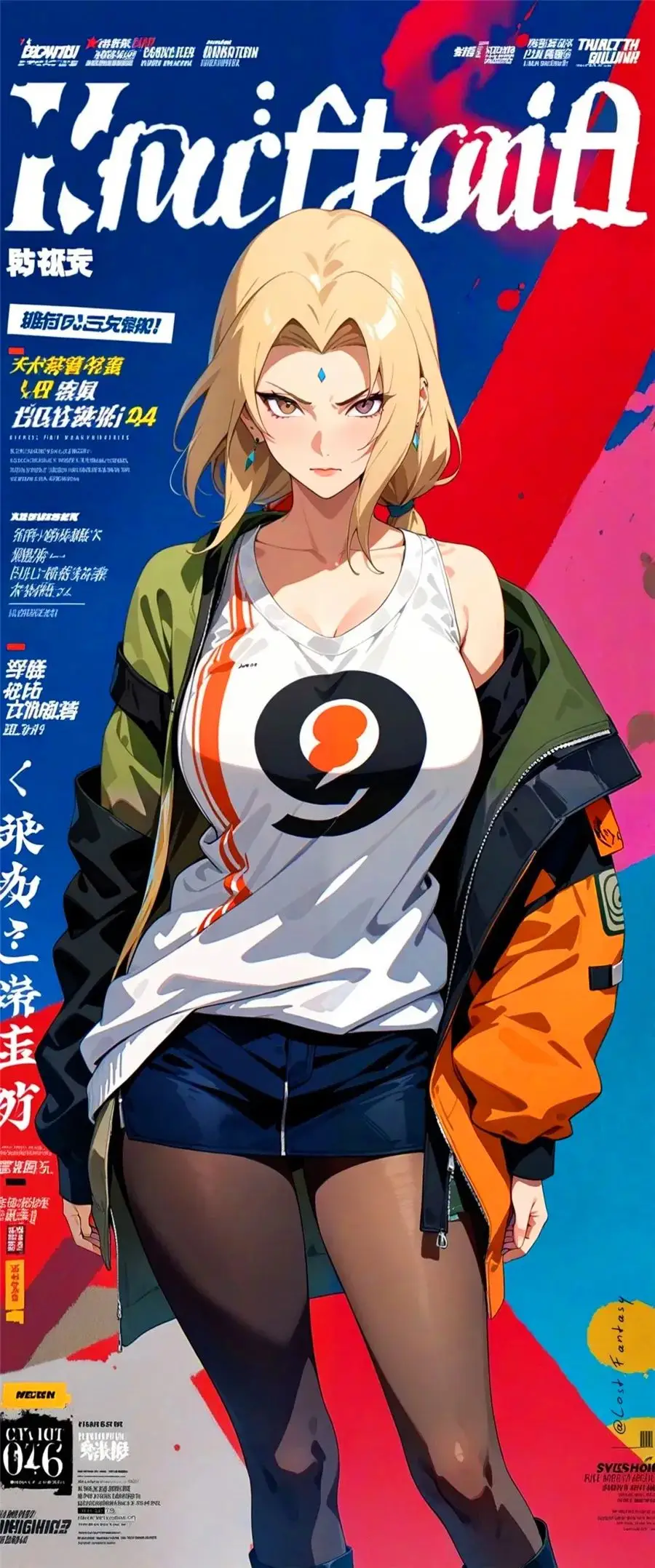 火影：当美女忍者们登上杂志封面，雏田性感迷人，纲手妩媚多姿_火影：当美女忍者们登上杂志封面，雏田性感迷人，纲手妩媚多姿_