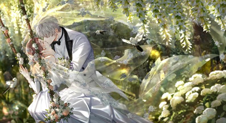 乙女游戏男主成真？新娘独自筹备梦幻婚礼，80位来宾见证奇迹时刻