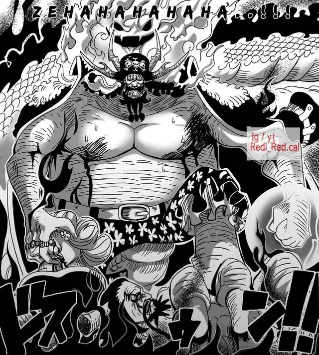 战国秒杀黑胡子海贼团__海贼王战国打黑胡子