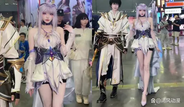 _有白发妹子的漫画_白发女漫头