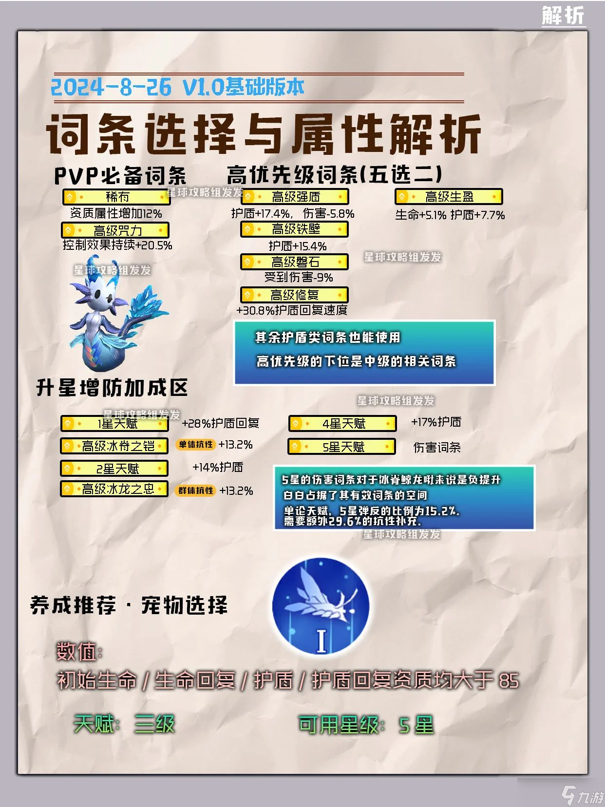 _创造吧 我们的星球啾啾攻略｜水属性啾啾推荐攻略，帮你推荐强力啾啾_创造吧 我们的星球啾啾攻略｜水属性啾啾推荐攻略，帮你推荐强力啾啾