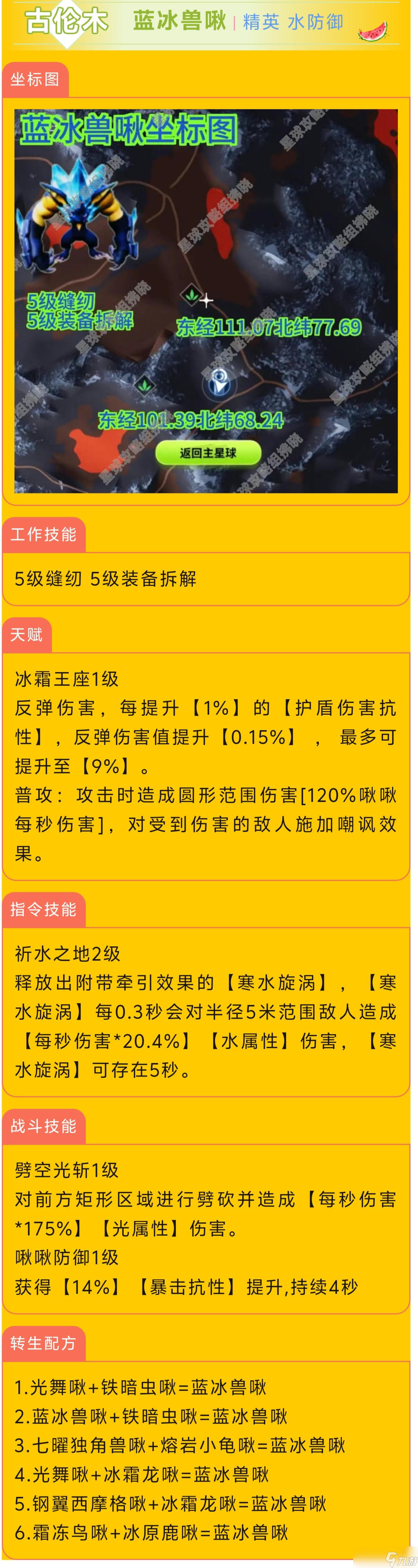 _创造吧 我们的星球啾啾攻略｜水属性啾啾推荐攻略，帮你推荐强力啾啾_创造吧 我们的星球啾啾攻略｜水属性啾啾推荐攻略，帮你推荐强力啾啾