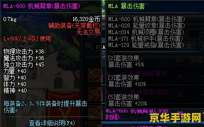 地下城与勇士剑魂装备全攻略：如何选择武器和防具，让你的战斗力飙升