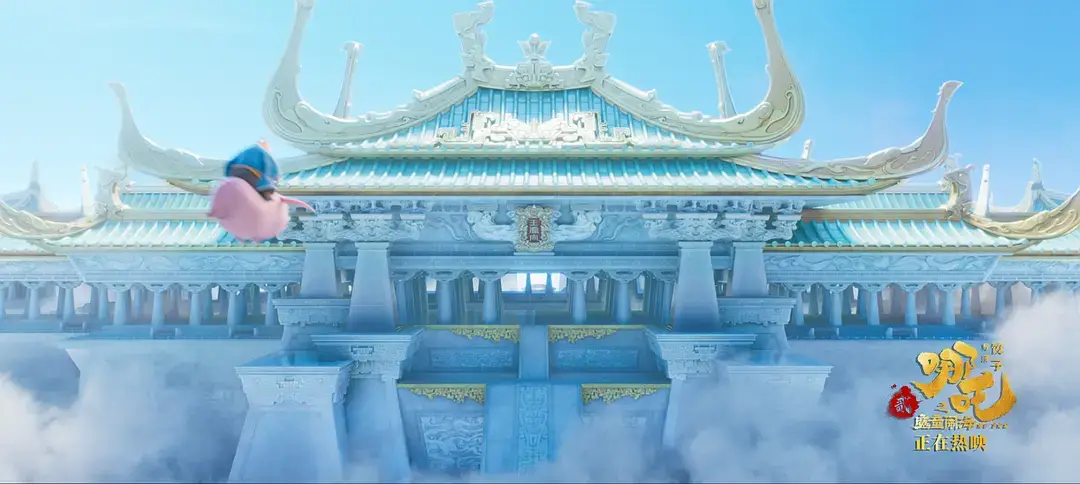 _闹海哪吒动画片_哪吒闹海墙绘