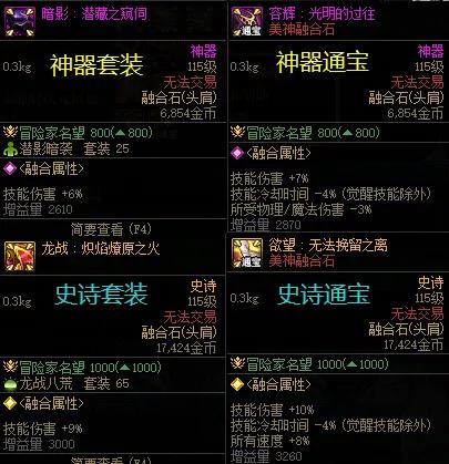 DNF：新增120件贴膜融合石！维纳斯新装备详解，附提升率计算！_DNF：新增120件贴膜融合石！维纳斯新装备详解，附提升率计算！_