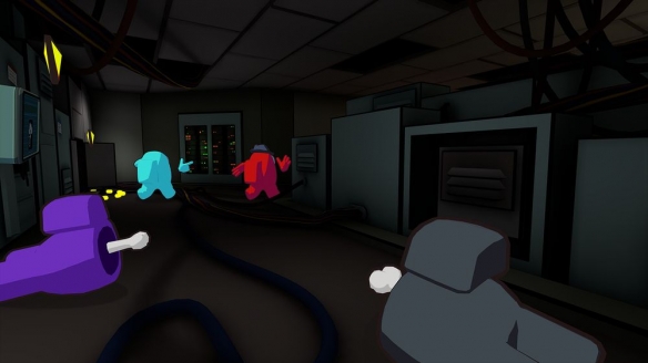 太空狼人杀《Among Us》推出3D版本 Steam新品节亮相__太空狼人杀《Among Us》推出3D版本 Steam新品节亮相