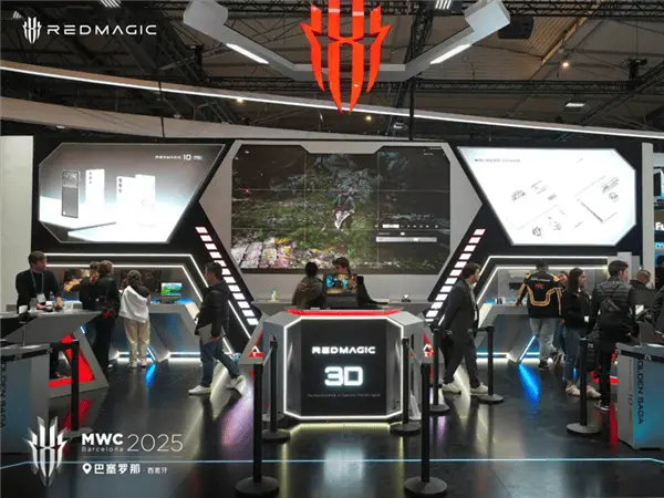 _红魔MWC2025大放异彩：4K裸眼3D游戏本领衔，电竞生态全面升级！_红魔MWC2025大放异彩：4K裸眼3D游戏本领衔，电竞生态全面升级！