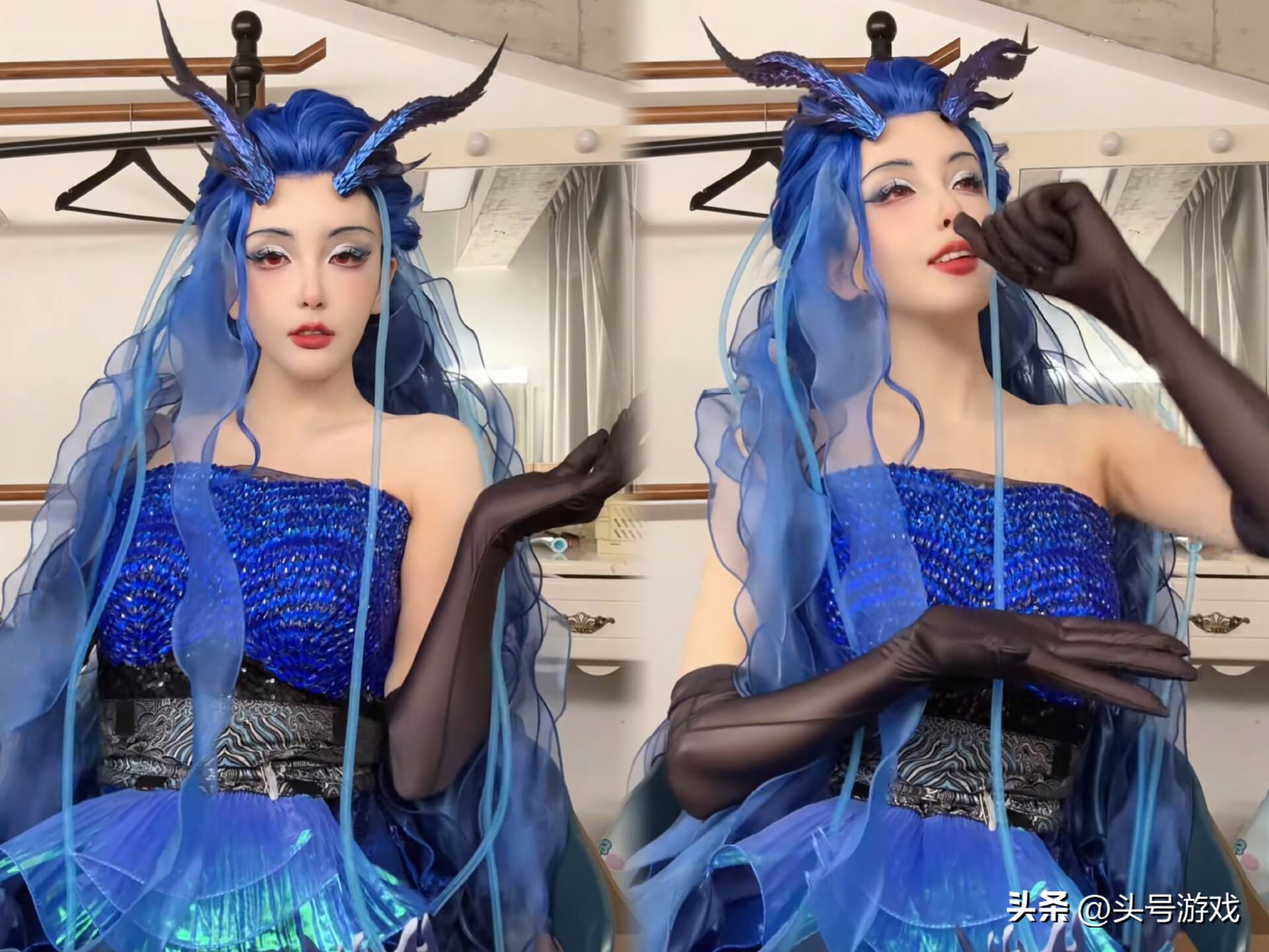 Rita慷慨营业！COS敖润吸引众人围观，网友：不如cos风女_Rita慷慨营业！COS敖润吸引众人围观，网友：不如cos风女_