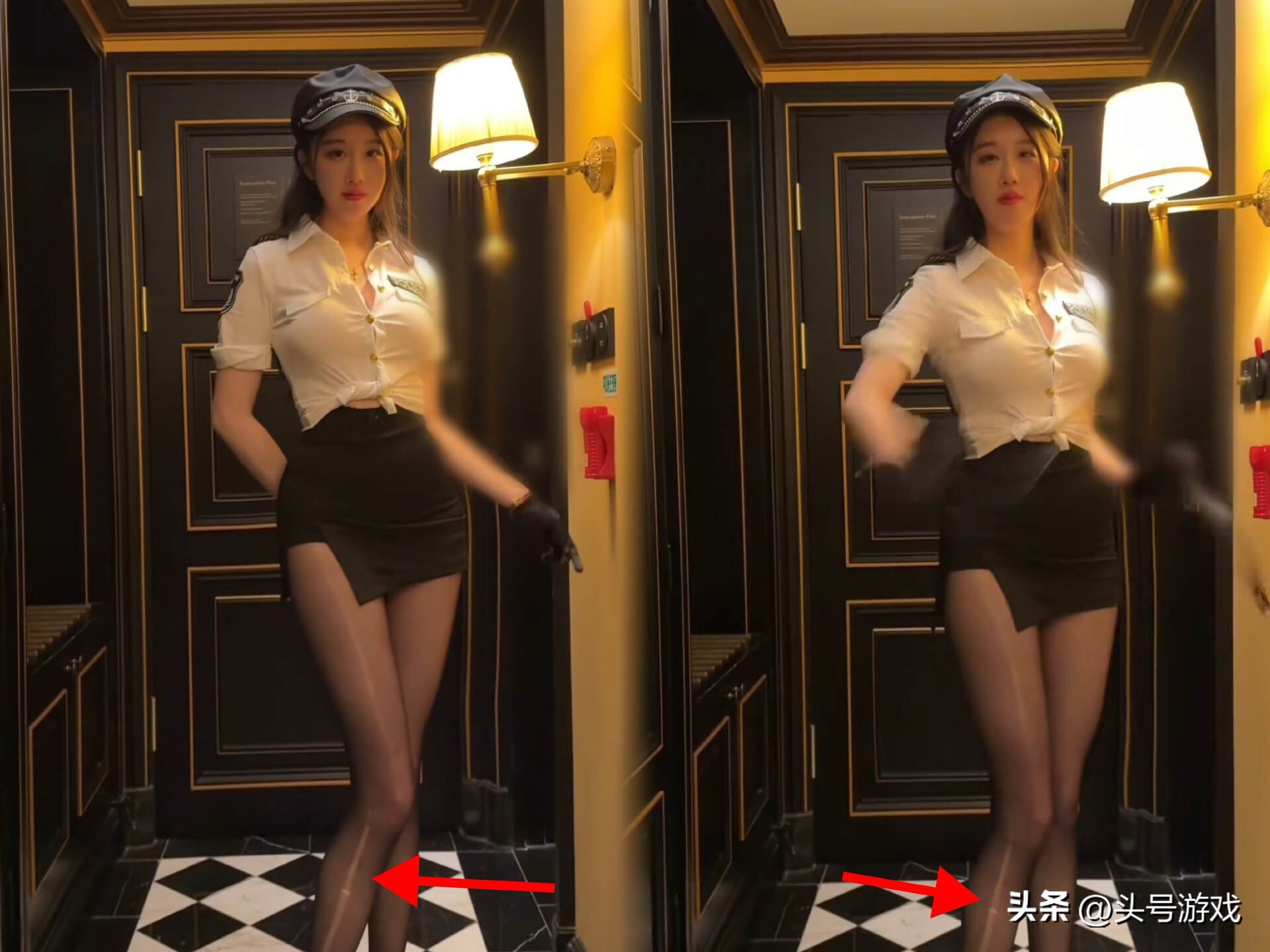 保安的白袜子_保安袜子图片大全_