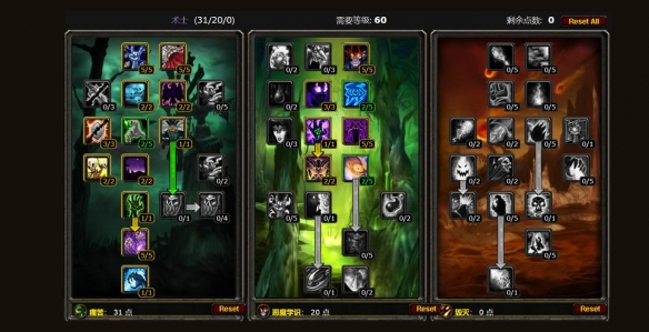 魔兽世界术士哪个天赋输出高__魔兽术士天赋