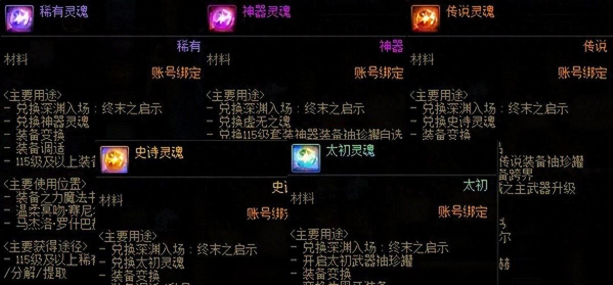 115重力之泉新装备灵魂怎么用？5种灵魂兑换策略大揭秘