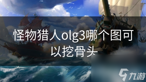 怪物猎人OLG3想挖骨头? 快来看哪个图有!