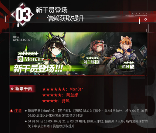 明日方舟每月活动__明日方舟新活动结束时间