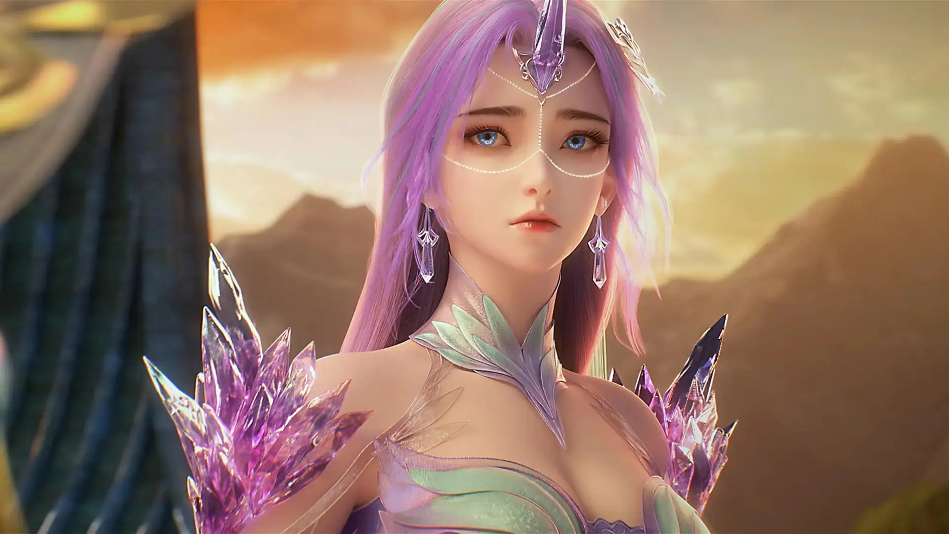 国漫女神月柳:完美世界的配角建模,从来没有让人失望过_国漫女神月柳:完美世界的配角建模,从来没有让人失望过_