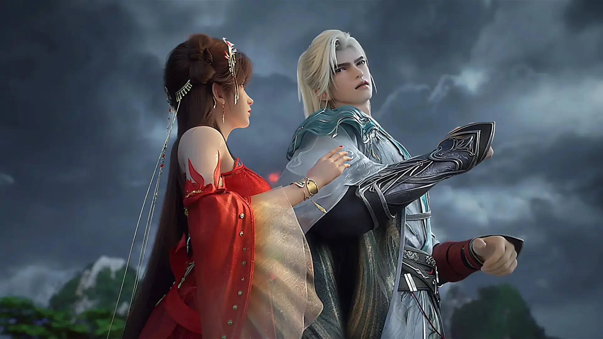 国漫女神月柳:完美世界的配角建模,从来没有让人失望过__国漫女神月柳:完美世界的配角建模,从来没有让人失望过