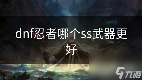 DNF忍者职业：众多SS武器下，哪把才是最佳选择？