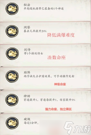 伏魔诀角色命座说明__伏魔诀角色命座说明