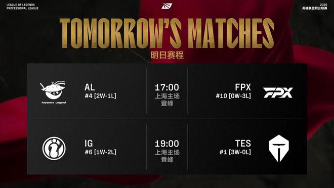 LPL第二阶段激战正酣!IG与TES大战，谁将胜出？