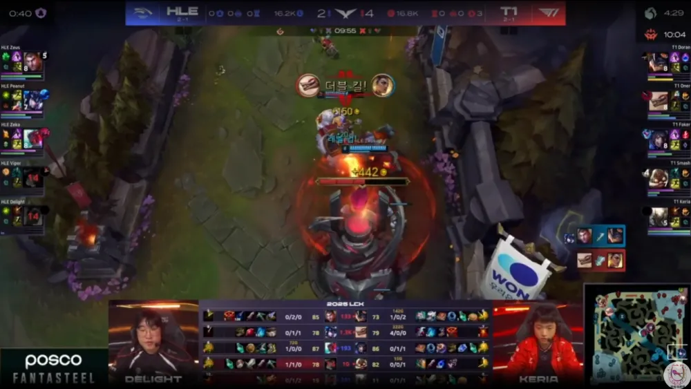 _HLE大战T1！离谱BP导致3C对位打出一万经济差_HLE大战T1！离谱BP导致3C对位打出一万经济差
