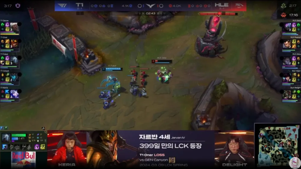 HLE暴虐T1！老大哥Faker带头0-7四人合砍0-20！_HLE暴虐T1！老大哥Faker带头0-7四人合砍0-20！_