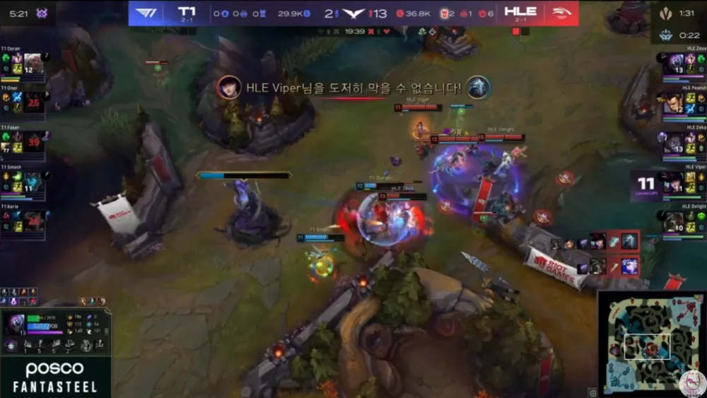HLE暴虐T1！老大哥Faker带头0-7四人合砍0-20！_HLE暴虐T1！老大哥Faker带头0-7四人合砍0-20！_