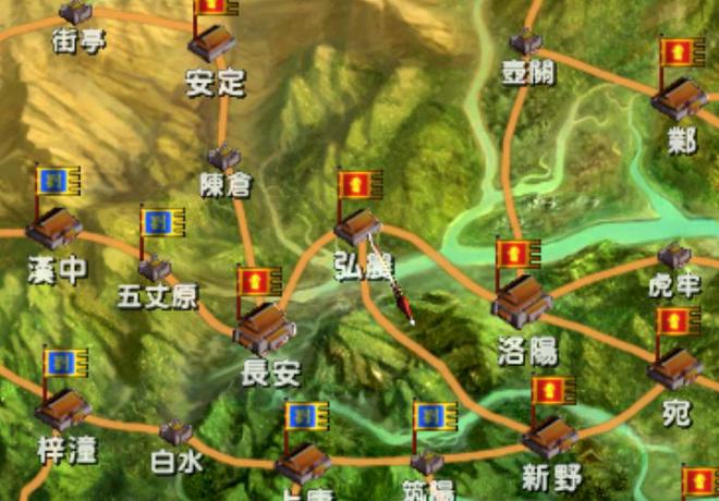 古代战场只能人海强推，三国群英传3代中弘农这种城咋守？太抓狂