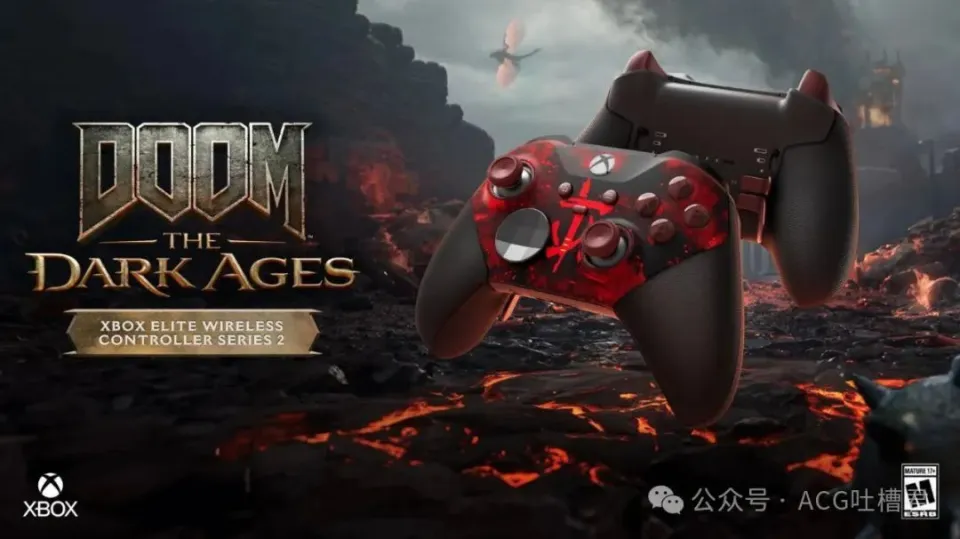 _微软联名《毁灭战士：黑暗时代》限定主机外壳和XBOX限定手柄公布_微软联名《毁灭战士：黑暗时代》限定主机外壳和XBOX限定手柄公布