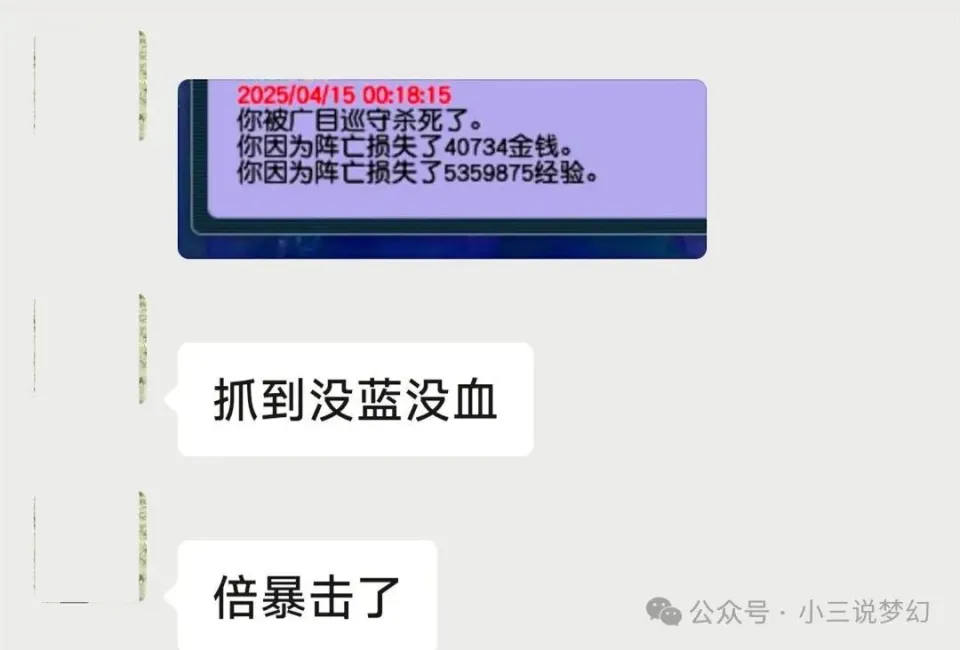 梦幻西游玩家抓广目巡守竟被怪物暴击带走？2000万梦幻币就这样飞了