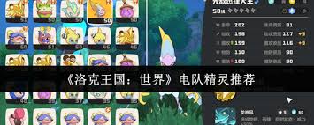 _洛克王国各大精灵王先后顺序_洛克王国电系精灵