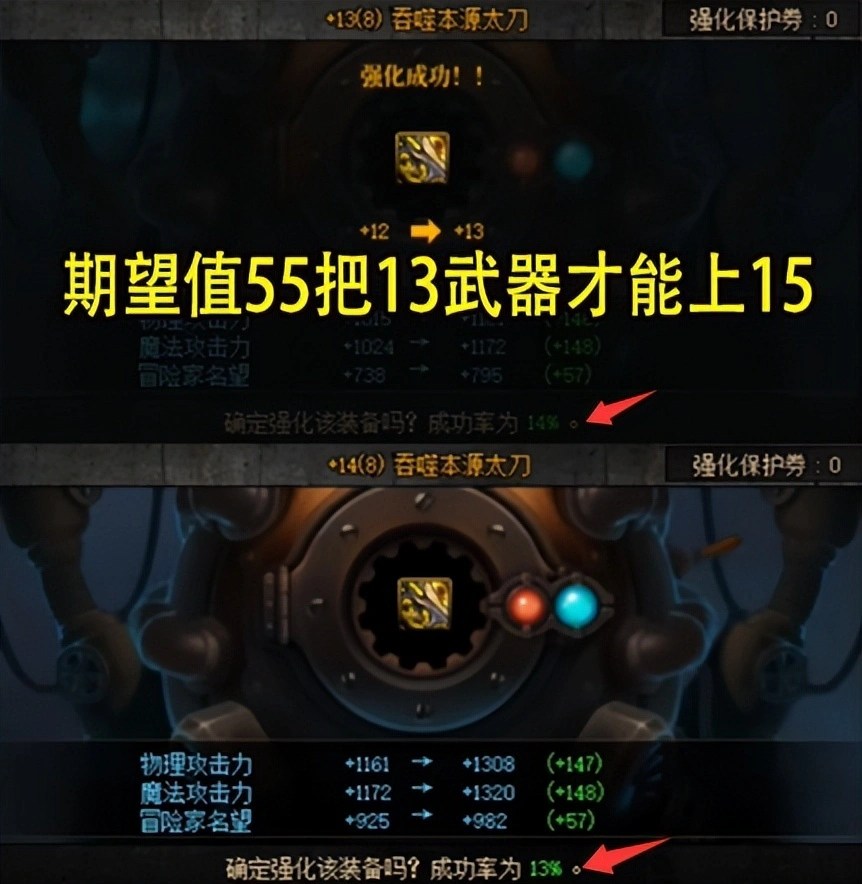 DNF：白15武器要烂大街了？13强化券价格创历史新低，但不太现实_DNF：白15武器要烂大街了？13强化券价格创历史新低，但不太现实_