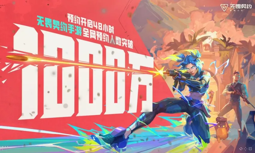 无畏契约手游48小时预注册破1000万！这款游戏为何如此火爆？