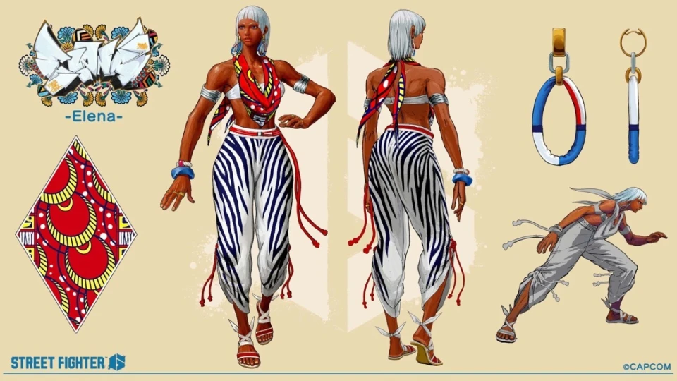 _Capcom公布了《街霸6》新角色艾琳娜介绍宣传片，发型有点难看！_Capcom公布了《街霸6》新角色艾琳娜介绍宣传片，发型有点难看！
