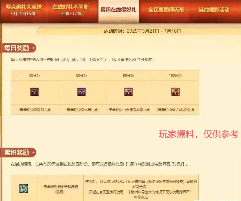DNF手游周年庆福利大放送！永久天空帽子和无形装备等你拿，你敢信吗？