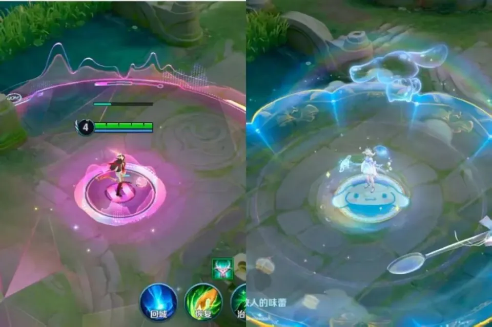 瑶大耳狗之梦对比真我赫兹!无双皮肤竟成了小丑?特效完全被吊打_瑶大耳狗之梦对比真我赫兹!无双皮肤竟成了小丑?特效完全被吊打_