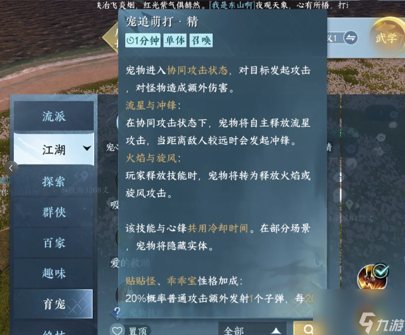 逆水寒育儿_逆水寒跟宠_