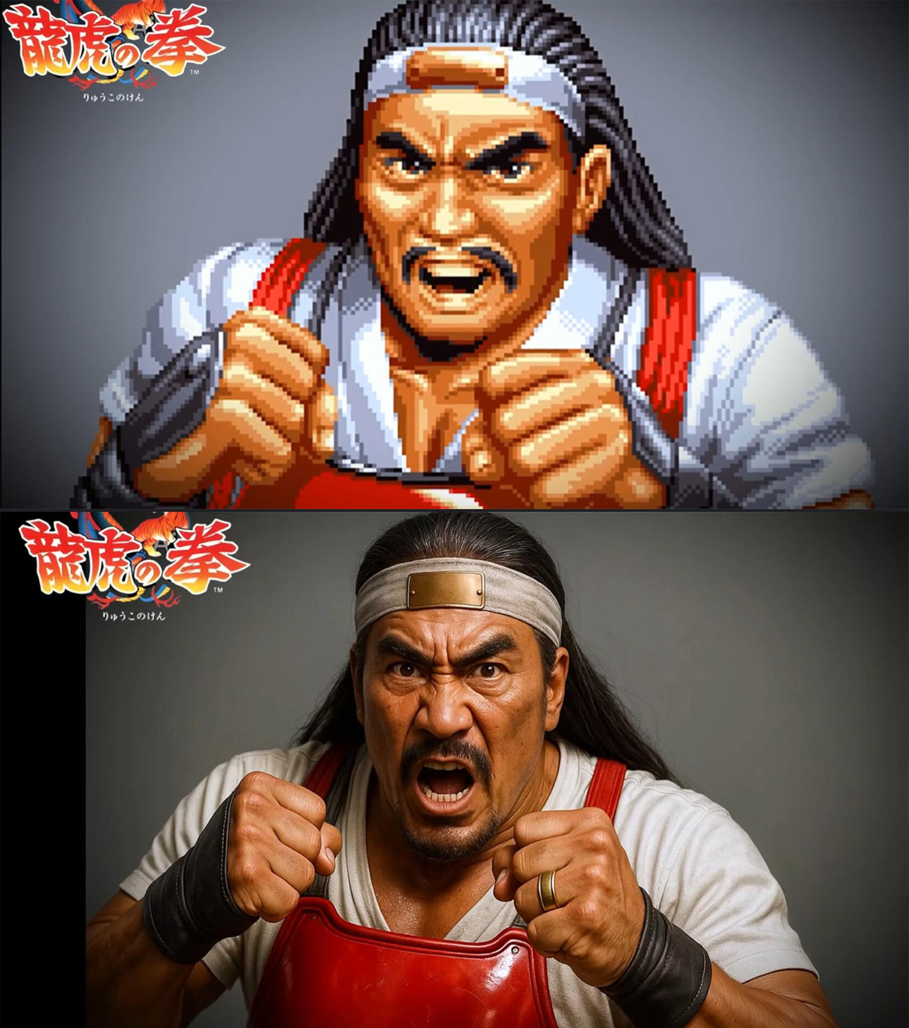 _《龙虎之拳》真人形象，爆衣的KING格外让人怜惜_《龙虎之拳》真人形象，爆衣的KING格外让人怜惜