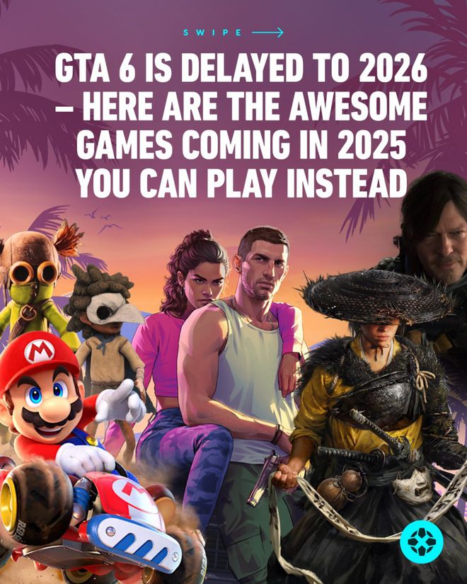 2025年游戏盛宴来袭！GTA6跳票又何妨？精彩远超想象！？