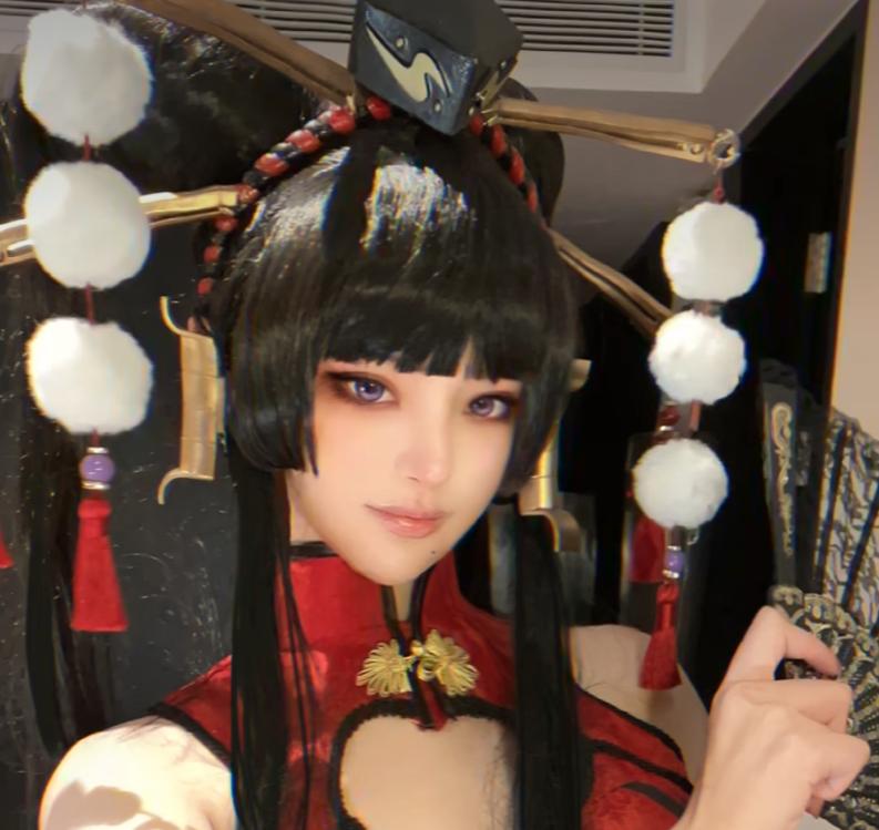 小饱cos《死或生》天狗真攒劲，本尊都不敢玩这么大吧！_小饱cos《死或生》天狗真攒劲，本尊都不敢玩这么大吧！_