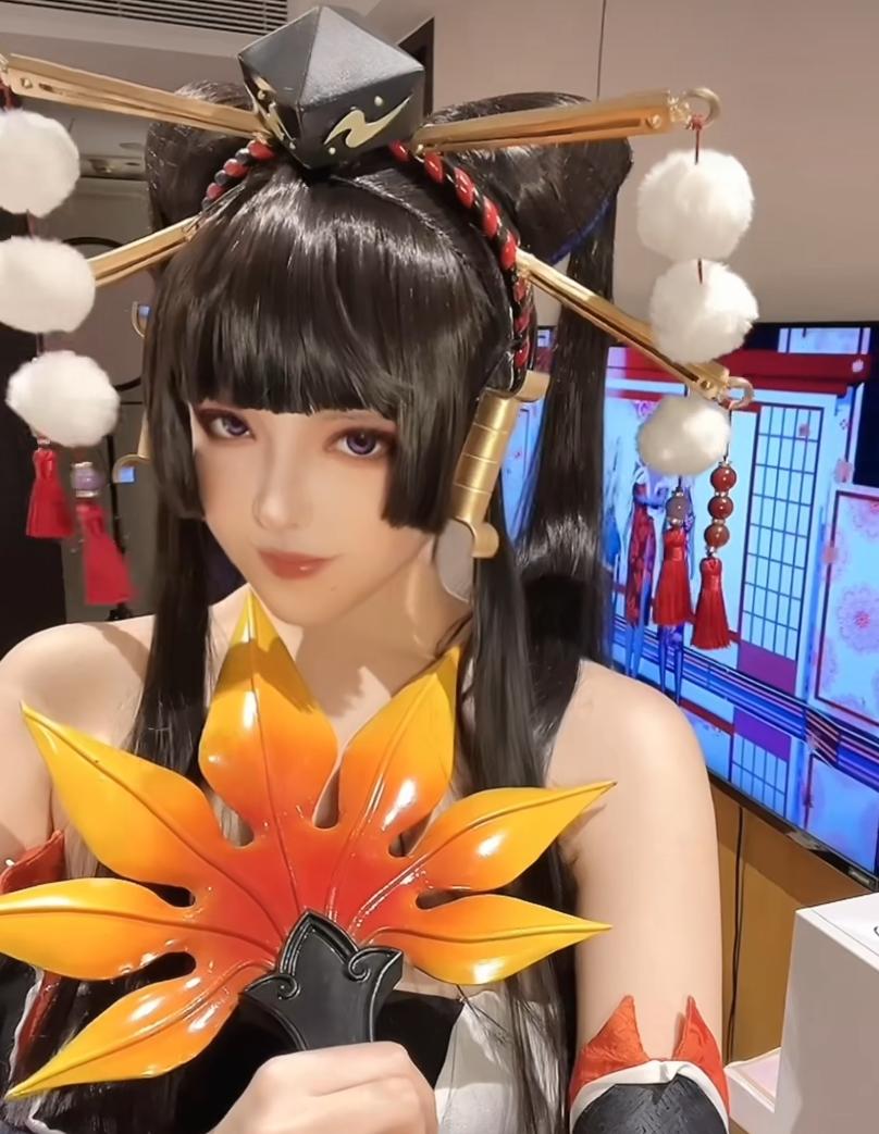 _小饱cos《死或生》天狗真攒劲，本尊都不敢玩这么大吧！_小饱cos《死或生》天狗真攒劲，本尊都不敢玩这么大吧！
