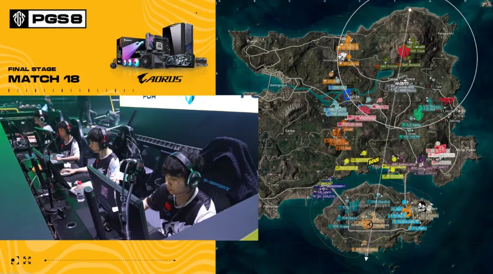 绝地求生PGS8决赛！17和4AM同时拉胯，冠军究竟鹿死谁手？