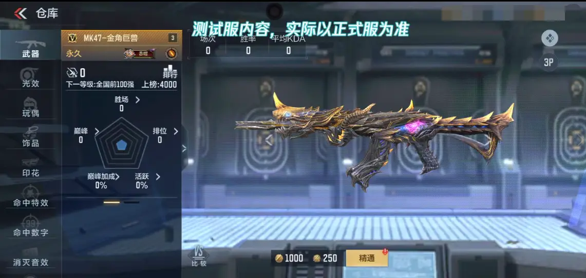 5月23日更新的吞噬星空版本新武器MK47-金角巨兽有多厉害？