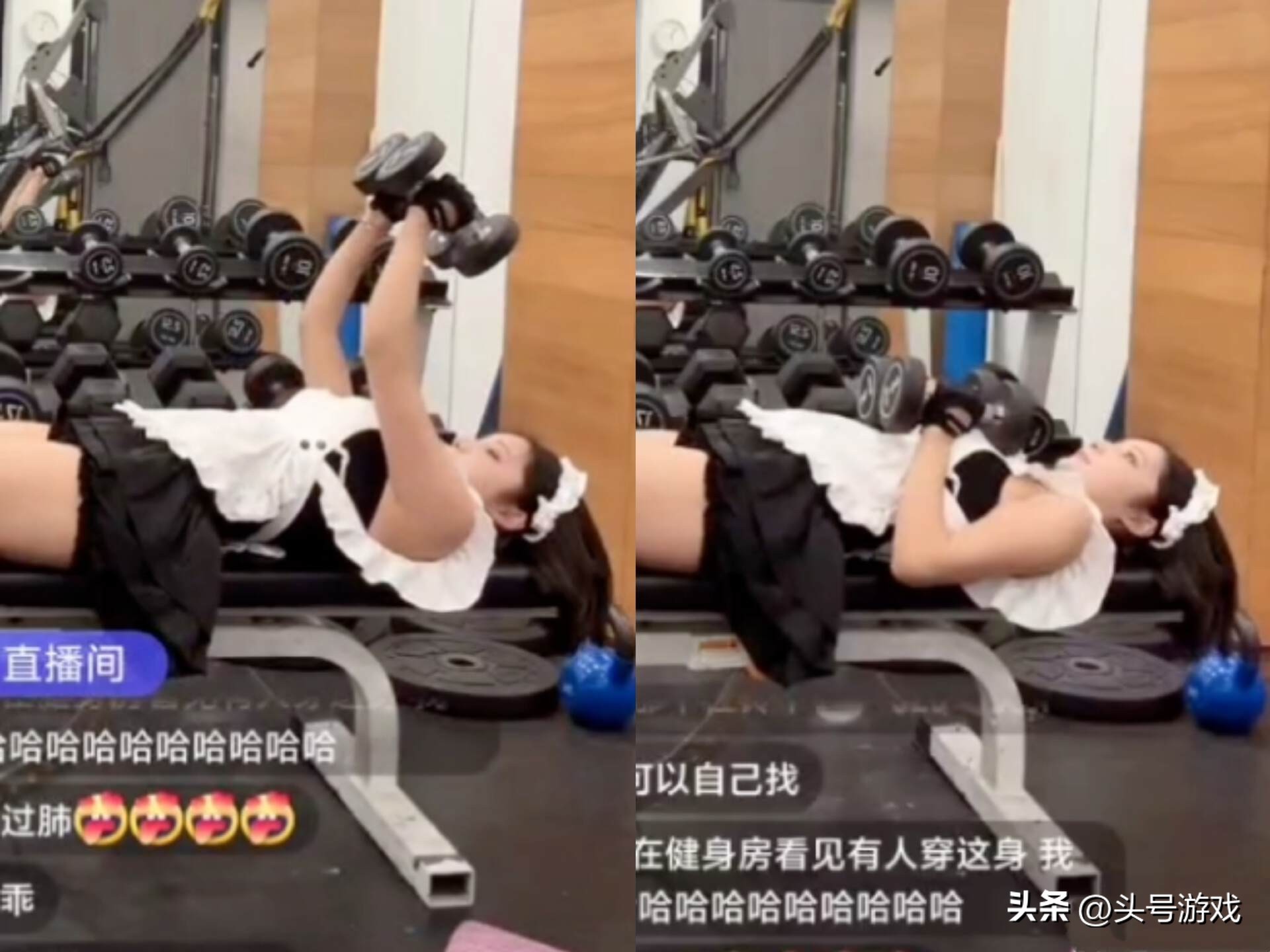 _继“穿高跟做深蹲”后，优雅酱找到流量密码，女仆装撸铁吸粉无数_继“穿高跟做深蹲”后，优雅酱找到流量密码，女仆装撸铁吸粉无数