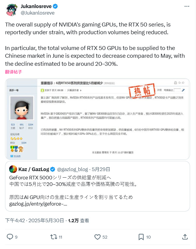 _老显卡什么时候降价_老显卡复产