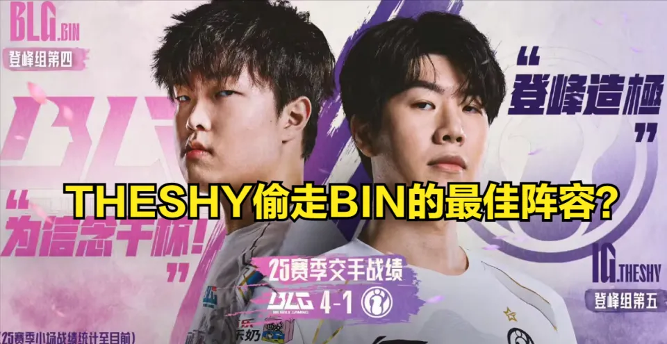 TheShy偷走BIN的最佳阵容？LPL最佳阵容引争议